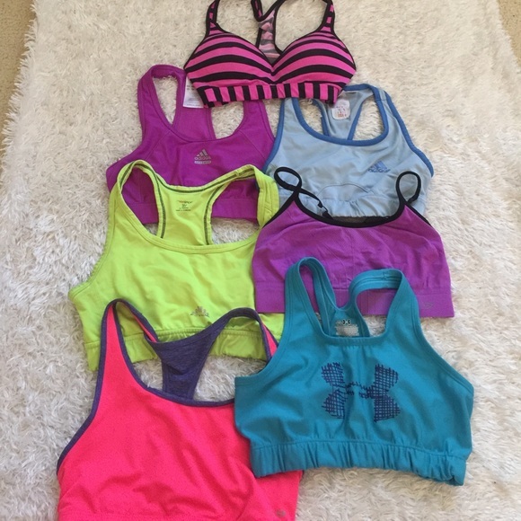 ⭐️🔻UA,Adidas, Champion, H&M, Target Sport BraBundle - Picture 1 of 8